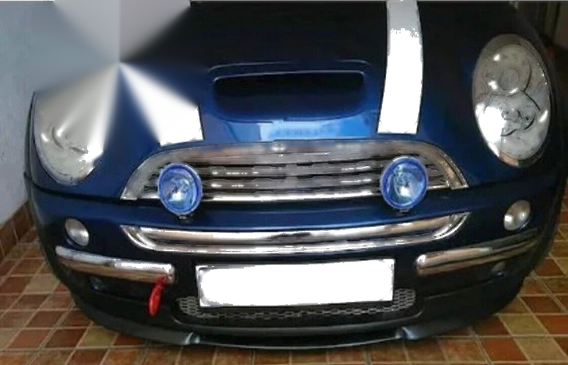 Mini Cooper Cupra R Front Bumper Lip 3 Pcs