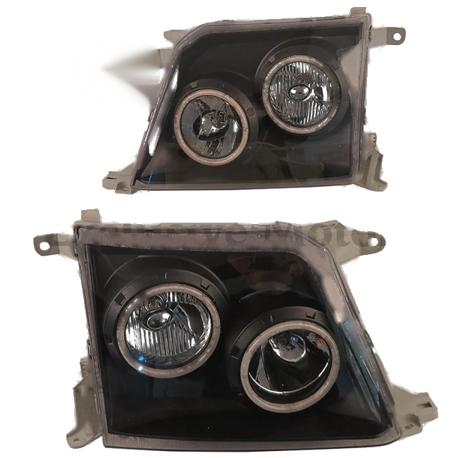 Toyota Land Cruiser Prado Modified Black Headlights (1998-1999)
