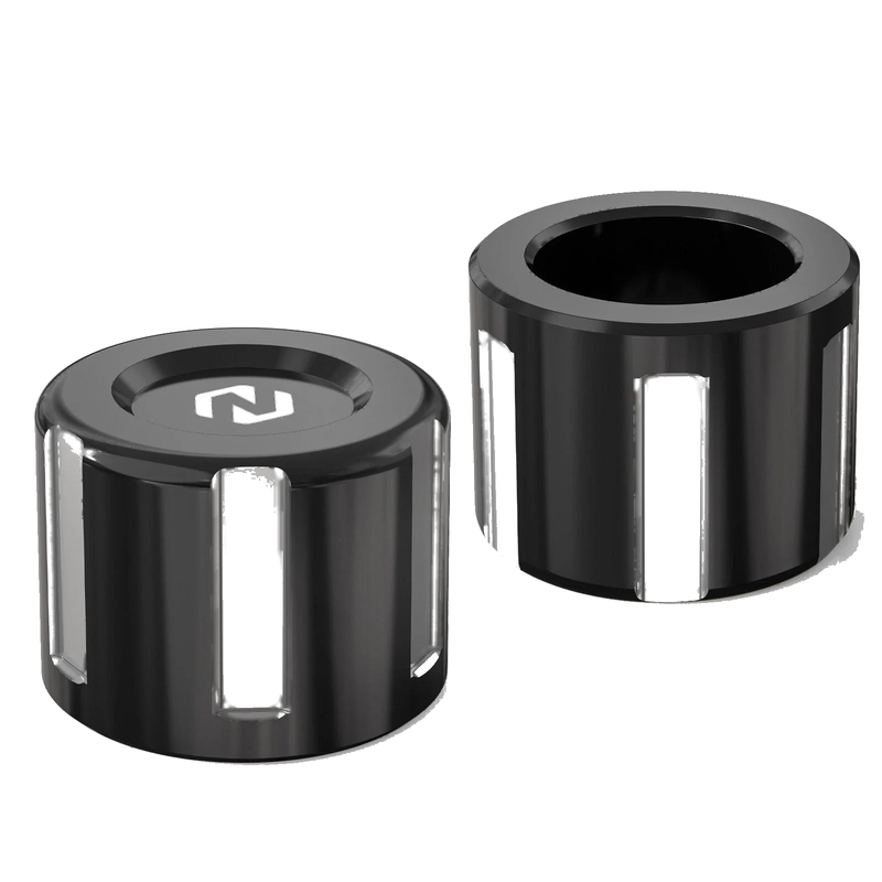 Harley Cross Bones FLSTSB, Deluxe FLDE CNC Front Wheel Axle Nut Cover (2008-2023)