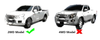 Isuzu D-Max (2WD) 2012-2015 Mud Flap (2012-2015)