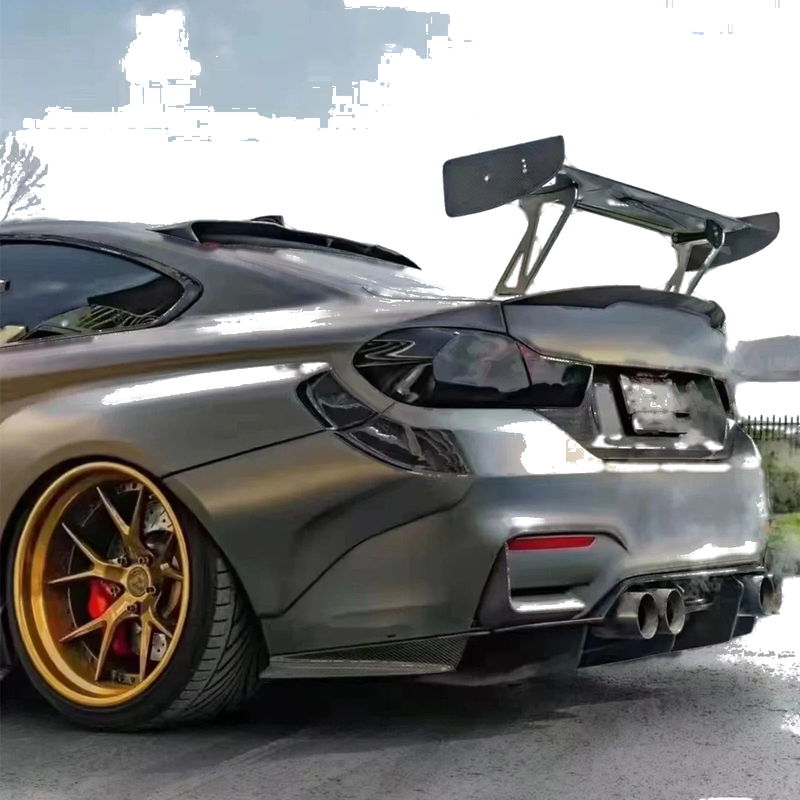 Porsche Taycan Carbon Fiber Rear Boot Spoiler Lip (2020-2024)