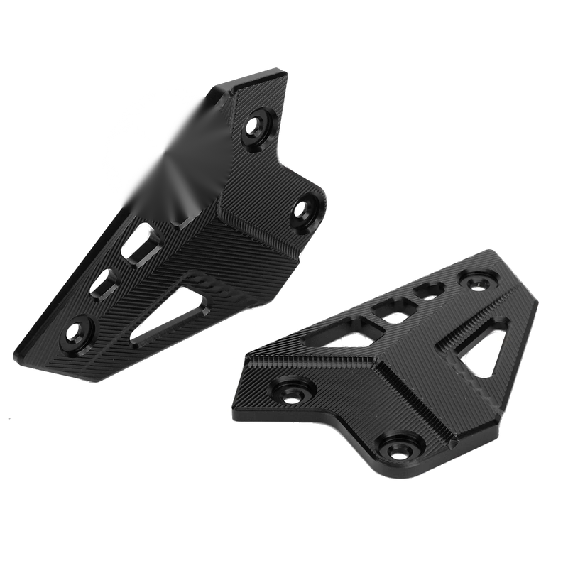 Kawasaki Z900 CNC Aluminum Heel Protection Set Black (2017-2021)