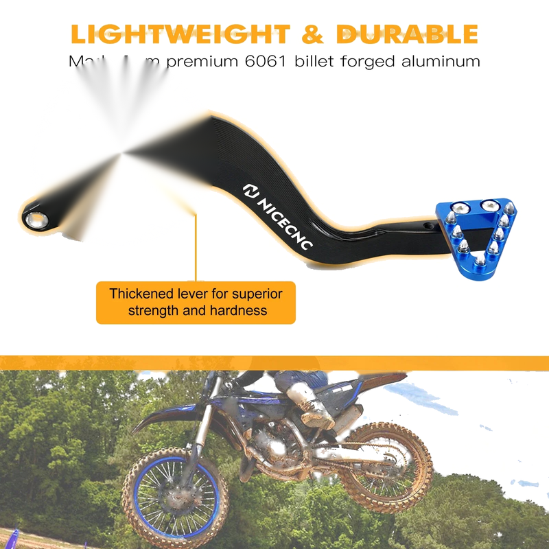 Yamaha YZ125 YZ250 Rear Foot Brake Pedal Lever (2005-2023)