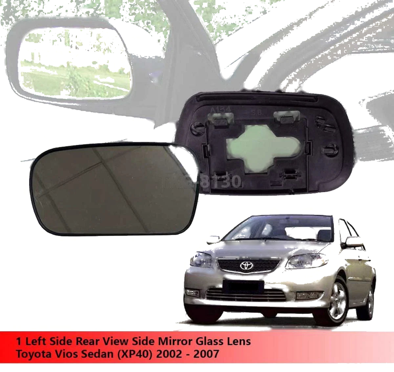 Toyota Vios Sedan (XP40) LH Mirror Glass Lens (2002-2007)