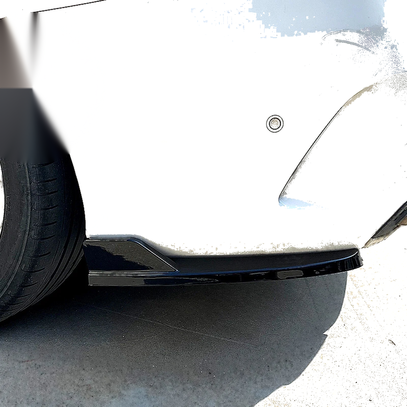 Benz C-Class W205 Rear Bumper Side Splitter Lip (2015-2021)