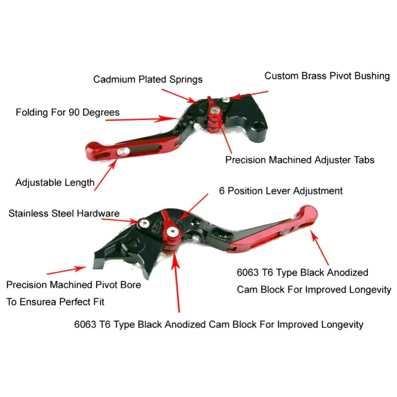BMW K1200 R1200 Adjustable Brake Clutch Lever (2004-2014)