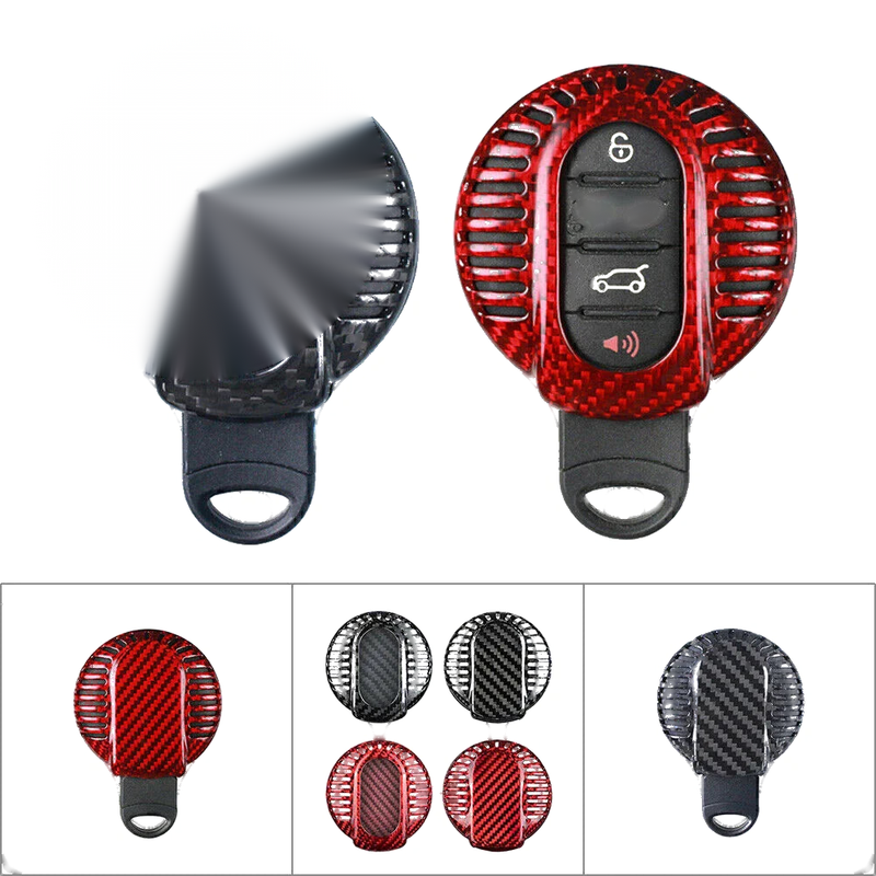 BMW Mini F54 F55 F56 F57 F60 Carbon Fiber Key Case Cover (2014-2023)
