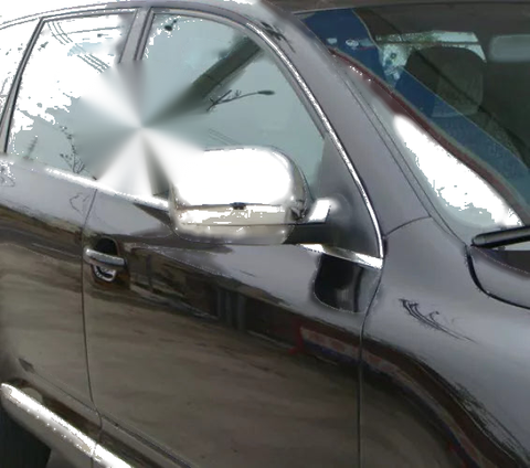 VW Touareg Chrome Side Door Mirror Covers (2003-2007)