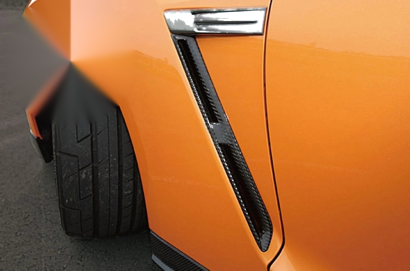 Nissan GTR R35 (2008-2016) Carbon Fiber 2 x Front Fender Vent Covers
