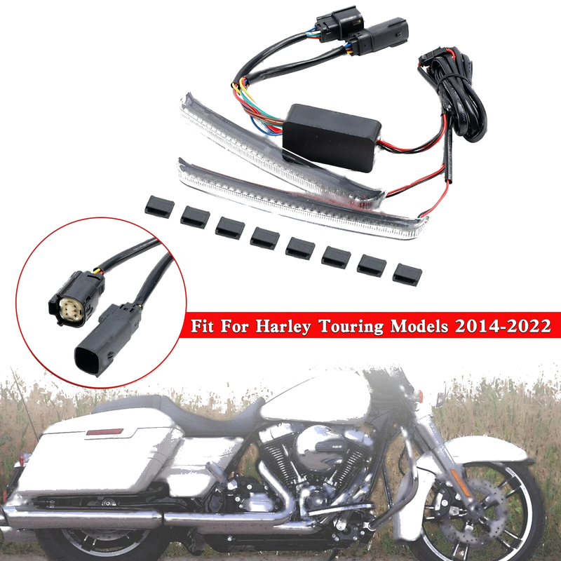 Harley Road Glide FLHR CVO Saddlebag Turn Signal Lights (2014-2022)