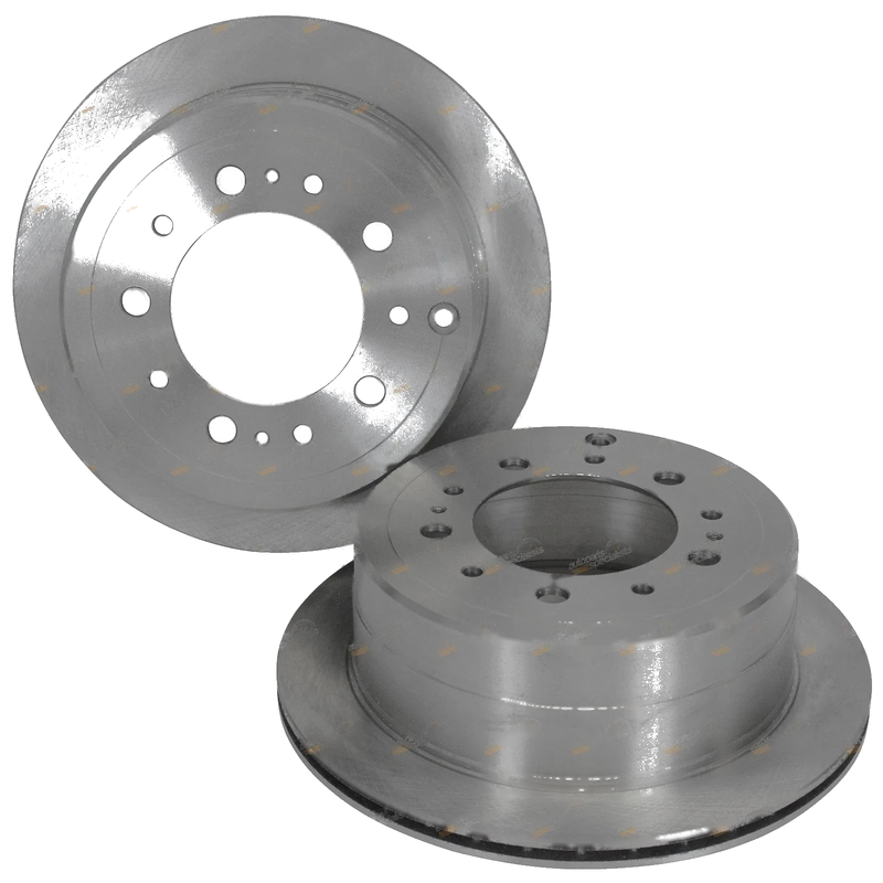 Landcruiser HDJ100 UZJ100 Rear Brake Disc Rotors + Pads (1998–2007)