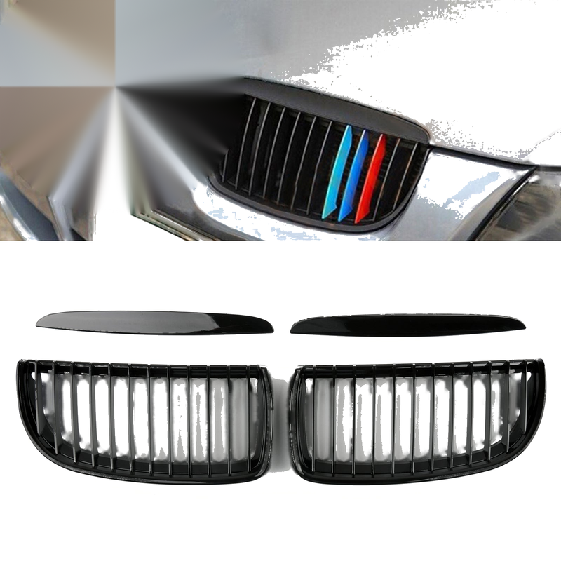 BMW 3 Series E90 Sedan Kidney Grill Mesh (2005-2008)
