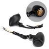 Harley Chopper Cafe Racer 2 Color Generic Motorcycle Bullet Turn Signals Indicators