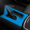 Dodge Charger Blue Leather Center Console Cover (2015-2023)