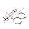 Motorcycle 9.75" Chrome Flame Guard Exhaust Pipe Heat Shield Cover