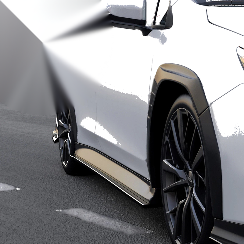 Subaru WRX STI Side Skirt Extensions 4 x Gloss Black (2022-2025)