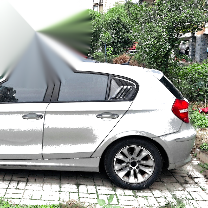 BMW 1 Series E87 Rear Window Side Louver Trim (2005-2011)