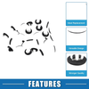Chevrolet Plastic White 25 Pcs Door Panel Clips