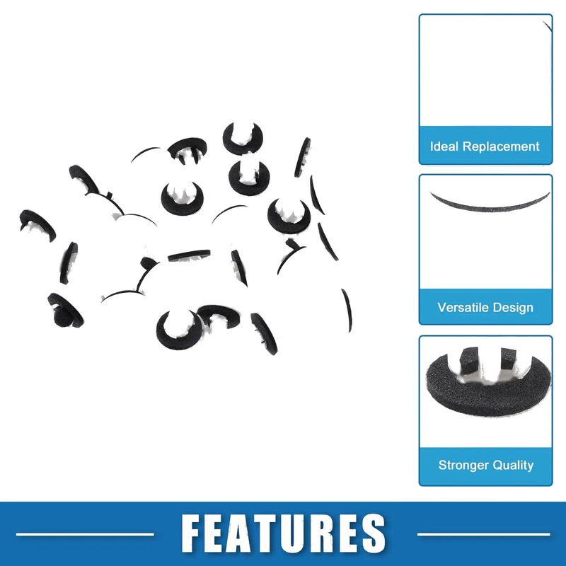 Chevrolet Plastic White 25 Pcs Door Panel Clips