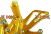 Kawasaki Ninja ZX10R (2011-2012) - Gold 2 x Items Rear Set Footpegs
