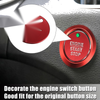 Ford F-150 (2016-2021) - Red Engine Start Stop Button Cover Kit