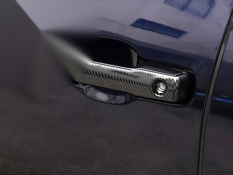 Toyota Tundra Carbon Fiber Half Pack Door Handle Lid Cover Trim (2022-2023)