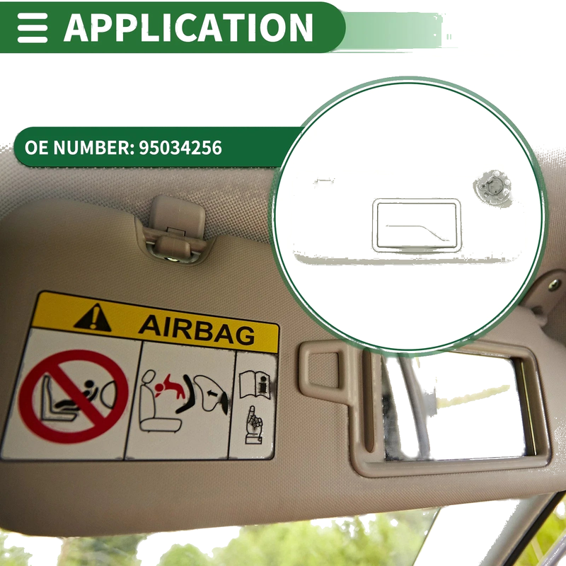 Chevrolet Cruze 2011-2016 with Mirror Right Car Sun Visor