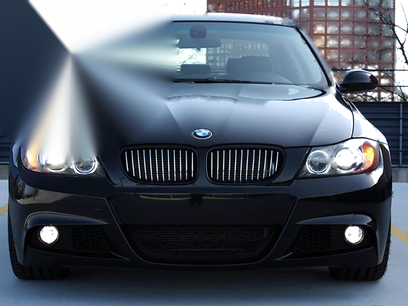 BMW E90 E91 LED Halo Ring Light Bulb Kit 20W (2008-2012)
