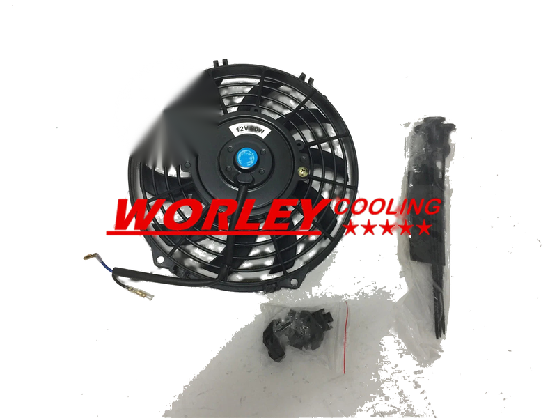 Holden Kingswood HD HR HK HT HG 6cyl 3 Row Radiator + 9" Fans (66-70)