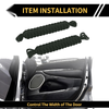 Jeep Wrangler TJ JK JKU (2007-2018) Brown 2 x Door Limiting Straps