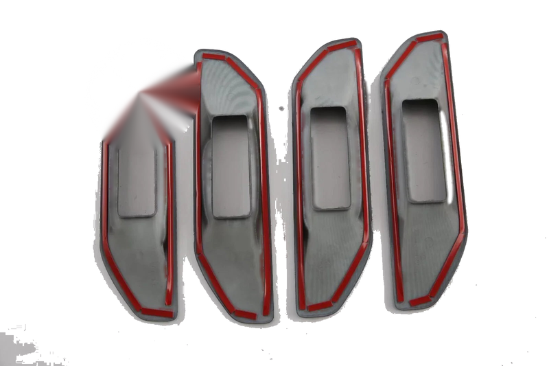 Ford Ranger Inner Door Armrest Lid Frame Carbon Fiber Cover Trim (2023)