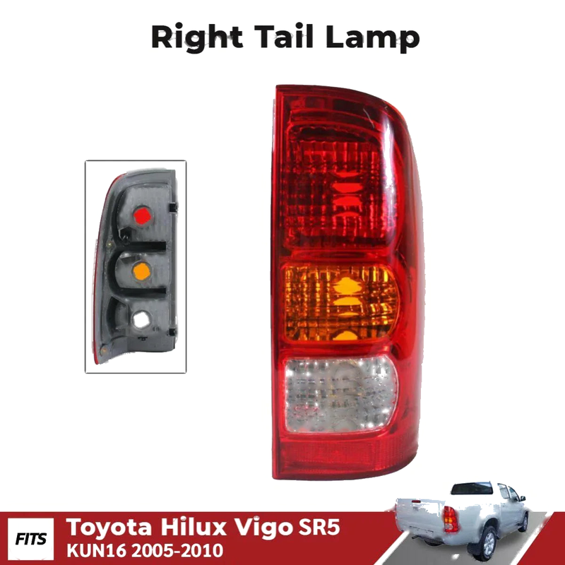 Tail Light Rear Lamp RH Fits Toyota Hilux Vigo SR5 KUN16 MK6 Pickup 2005-10 D06
