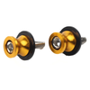 KAWASAKI ZX6R (1998-2011) - Gold Pair 10mm CNC Swingarm Spools