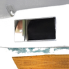Car Accessories Stainless Steel Sun Visor Makeup Mirror (Fits Most Models)