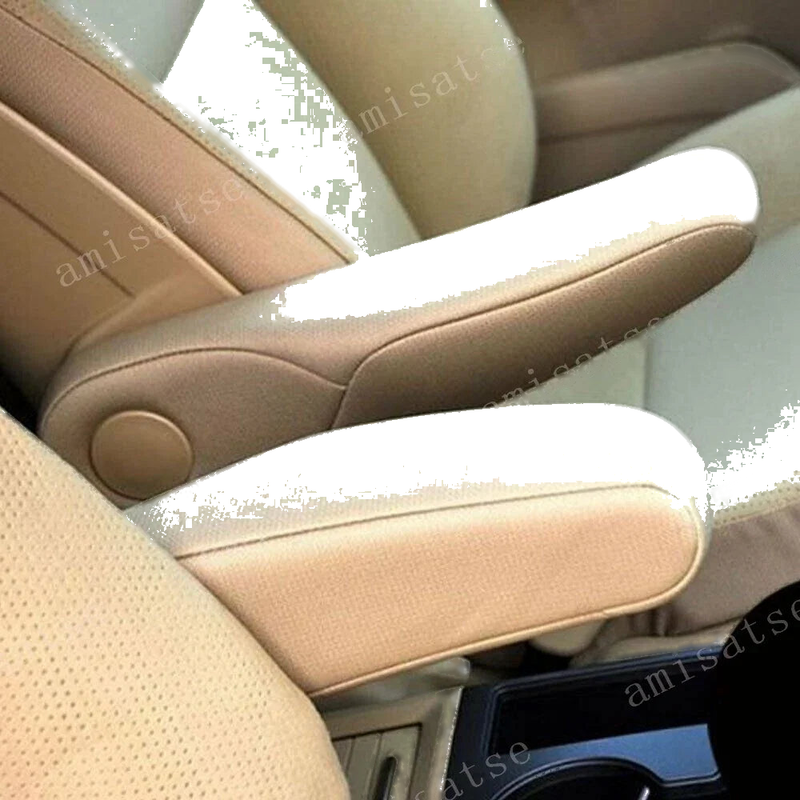 Honda CR-V 2010-2017 Synthetic Leather Beige Armrest Cover (2010-2017)