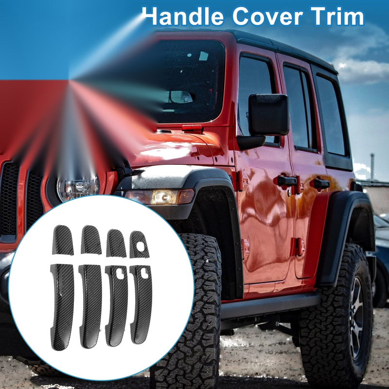 Ford Ranger Door Handle Cover Trim (Silver Tone)