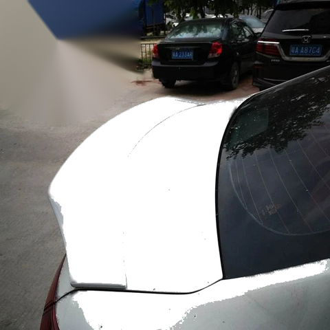 Mazda 3 M3 Axela R Style ABS Unpainted Rear Trunk Spoiler (2014-2018)