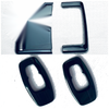 Mitsubishi Outlander 2022-2025 Black Front & Rear Reading Light Cover Trim