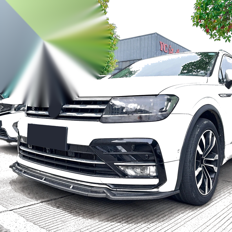 VW Tiguan MK2 Rline Front Bumper Spoiler Lip (2017-2020)