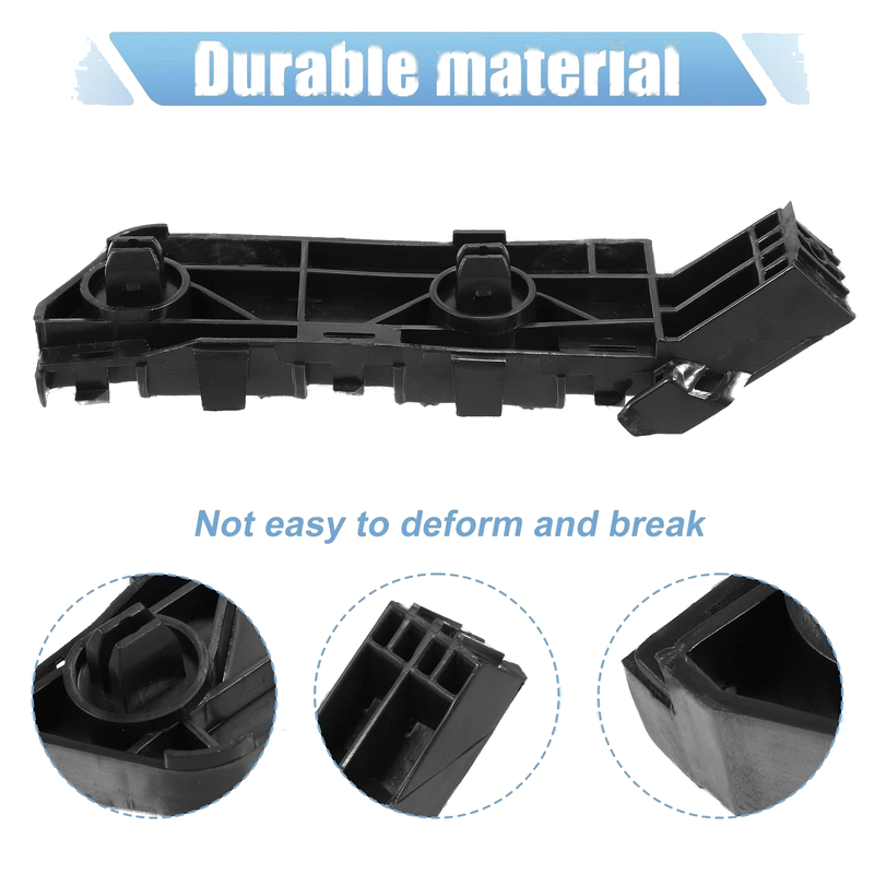 Honda CR-V 2007 (2007) - Plastic Black, 2 x Items Front Bumper Bracket