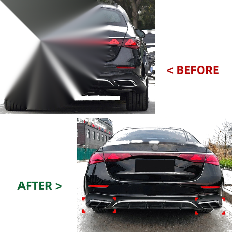 Benz W214 E260 E300 AMG Rear Exhaust Pipe Frame Cover (2024-UP)