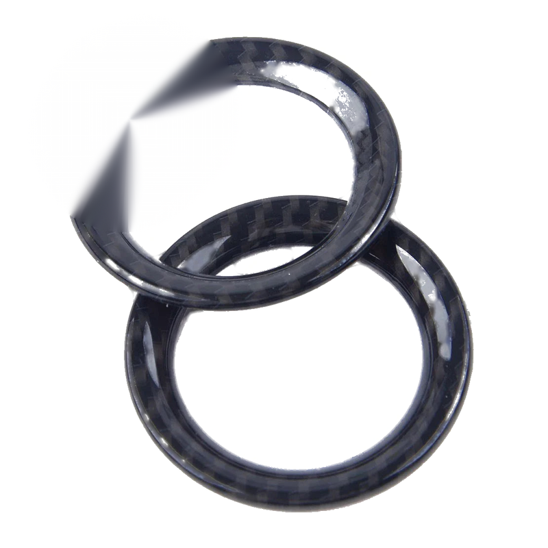 Jeep Grand Cherokee (2011-2023) Carbon Fiber Style 2 x Speaker Cover Rings