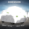 Honda N-BOX Silver Tone 350x148x165cm Waterproof Car Cover (2012-2020)