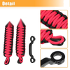 Jeep Wrangler JK JL (2018-2023) Black Red Car Door Limiting Straps Set
