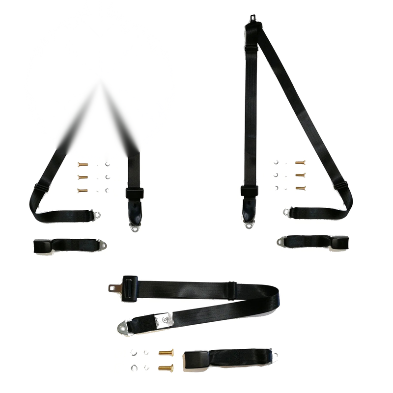 Toyota Corolla AE80 Sedan Rear Seat Belt Kit (1983-1989)