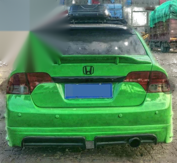 Honda Civic Sedan High Kick Duckbill Trunk Spoiler Wing (2006-2011)