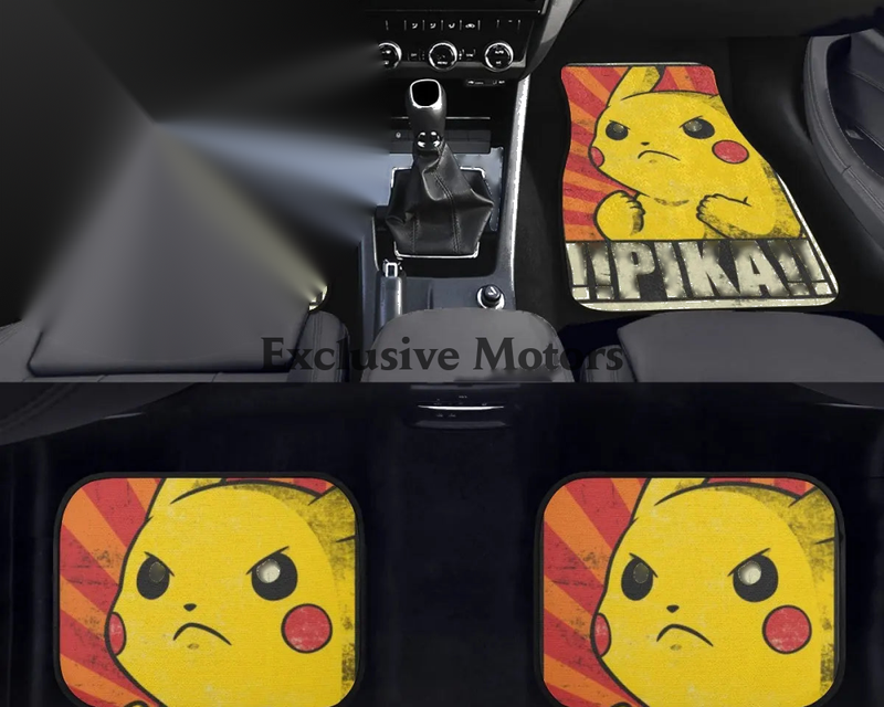 Custom Anime PIKA Floor Mats