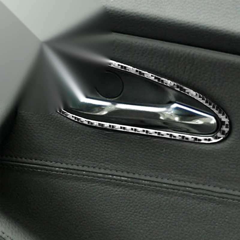 BMW 6 Series E63 E64 Carbon Fiber Front Door Handle Cover Trim (2004-2010)