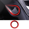 Honda CR-V 4 x Red Air Conditioning Switch & Start Button Ring Trim (2017-2023)