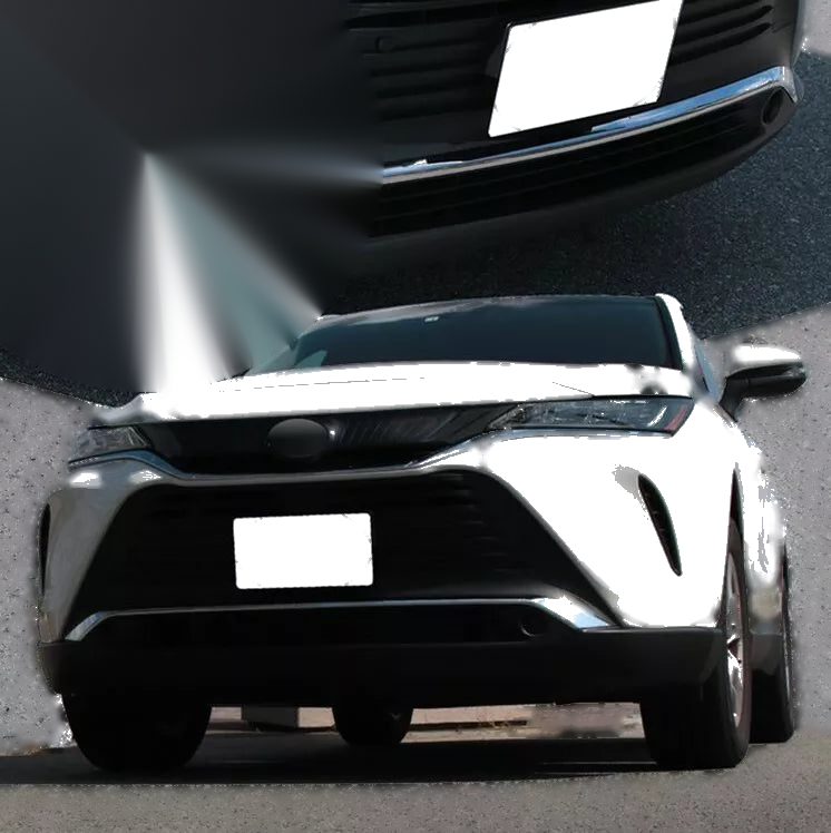 Toyota Harrier Venza Front Bottom Bumper Chrome Molding Trim (2020-2023)